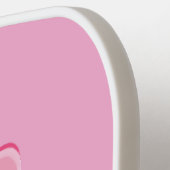 Cartoon van klein konijnenmeisje pickleball paddle (Links Detail)