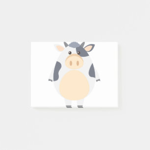 Cartoon van koeienkoeien post-it® notes