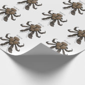 Cartoon van kokoskrabben cadeaupapier (Hoek)