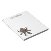 Cartoon van kokoskrabben notitieblok (Schuin)