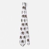 Cartoon van kokoskrabben stropdas (Voorkant)