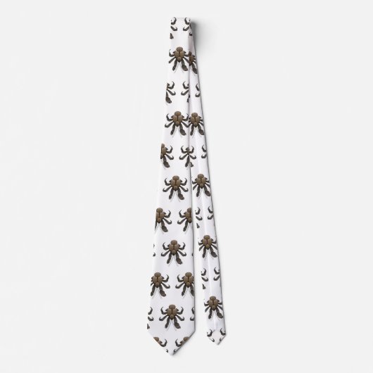 Cartoon van kokoskrabben stropdas (Voorkant)