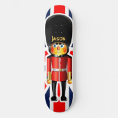 Cartoon van koningin-garde persoonlijk skateboard (Voorkant)