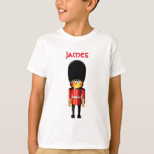 Cartoon van koningin-garde t-shirt