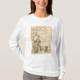 Cartoon van Koningin Victoria van Le Rire T-shirt