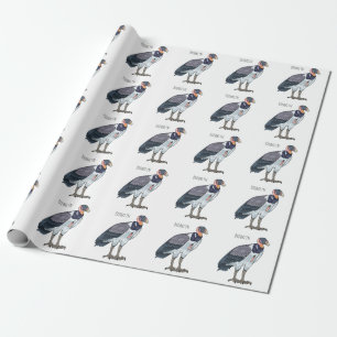 Cartoon van koningsgieren cadeaupapier