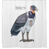 Cartoon van koningsgieren douchegordijn (Voorkant)