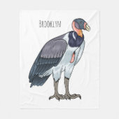 Cartoon van koningsgieren fleece deken (Voorkant)