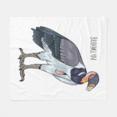 Cartoon van koningsgieren fleece deken (Voorkant (Horizontaal))