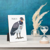 Cartoon van koningsgieren fotoplaat (Zijkant)