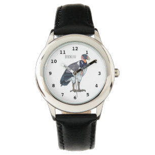 Cartoon van koningsgieren horloge