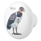 Cartoon van koningsgieren keramische knop (Rechts)