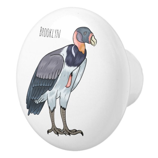 Cartoon van koningsgieren keramische knop (Rechts)