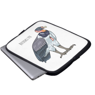 Cartoon van koningsgieren laptop sleeve