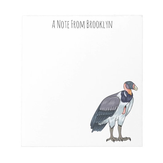 Cartoon van koningsgieren notitieblok (Voorkant)