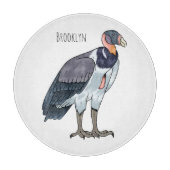 Cartoon van koningsgieren snijplank (Voorkant)