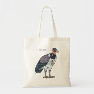 Cartoon van koningsgieren tote bag