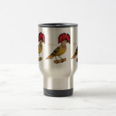 Cartoon van koninklijke vliegende vliegende vogela reisbeker (Center)
