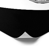 Cartoon van Laughing Horse Animal Poster (Hoek)