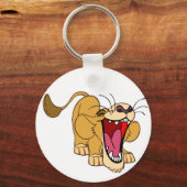 Cartoon van leeuwervel sleutelhanger (Voorkant)
