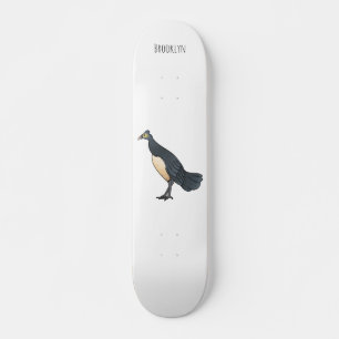 Cartoon van malo persoonlijk skateboard