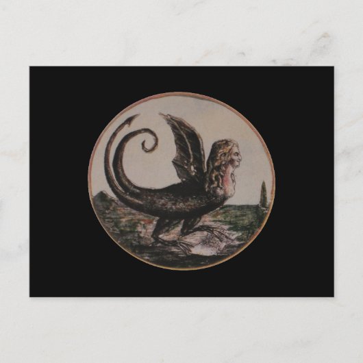 Cartoon van Marie Antoinette - Briefkaart (Voorkant)