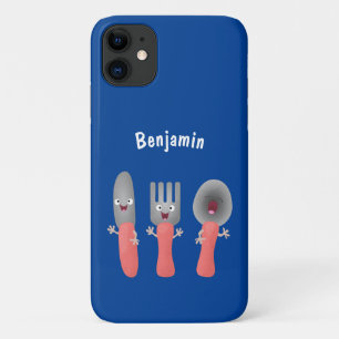 Cartoon van messenmakerswerk en van lepel Case-Mate iPhone case