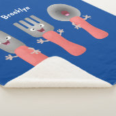 Cartoon van messenmakerswerk en van lepel sherpa deken (3/4)