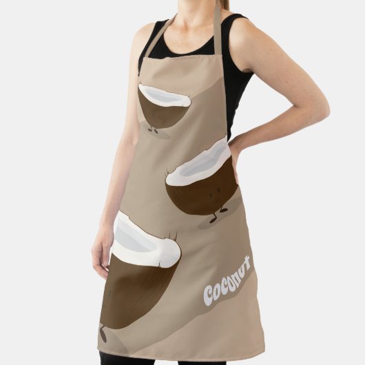 Cartoon van onkruidenierswaren schort (Insitu)