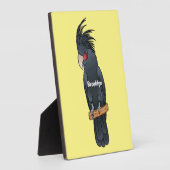 Cartoon van palmcockatoevogel fotoplaat (Zijkant)