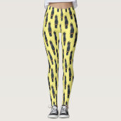 Cartoon van palmcockatoevogel leggings (Voorkant)