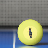 Cartoon van palmcockatoevogel pingpongbal (Net)