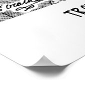 Cartoon van passagiers 5224 poster (Hoek)