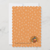 Cartoon van Pilgrim Fathers en Amerikaanse Indiërs Kaart (Achterkant)