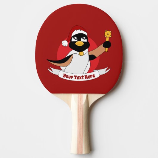 Cartoon van pingpong Paddle Tafeltennisbatje (Voorkant)