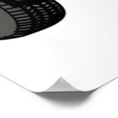 Cartoon van politiesport poster (Hoek)