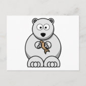 Cartoon van poolBeer Briefkaart (Voorkant)