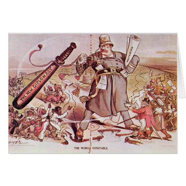 Cartoon van President Roosevelt (Voorkant Horizontaal)