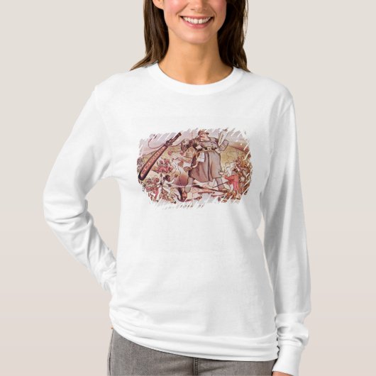 Cartoon van President Roosevelt T-shirt (Voorkant)