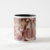 Cartoon van President Roosevelt Tweekleurige Koffiemok (Center)