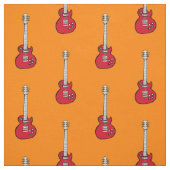 cartoon van rockgitaarweefsel stof (Swatch)
