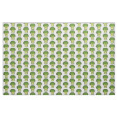 cartoon van schatje broccoli stof (Fat Quarter)