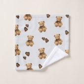 cartoon van schattig beer bad handdoek (Wasdoekje)
