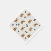 cartoon van schattig beer servet (Hoek)