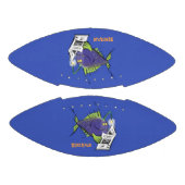 Cartoon van schimmelvis american football (Panelen)