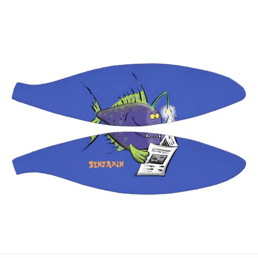 Cartoon van schimmelvis basketbal (Panelen)