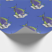 Cartoon van schimmelvis cadeaupapier (Hoek)