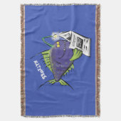 Cartoon van schimmelvis deken (Voorkant Verticaal)