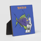 Cartoon van schimmelvis fotoplaat (Voorkant)