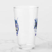 Cartoon van schimmelvis glas (Links)